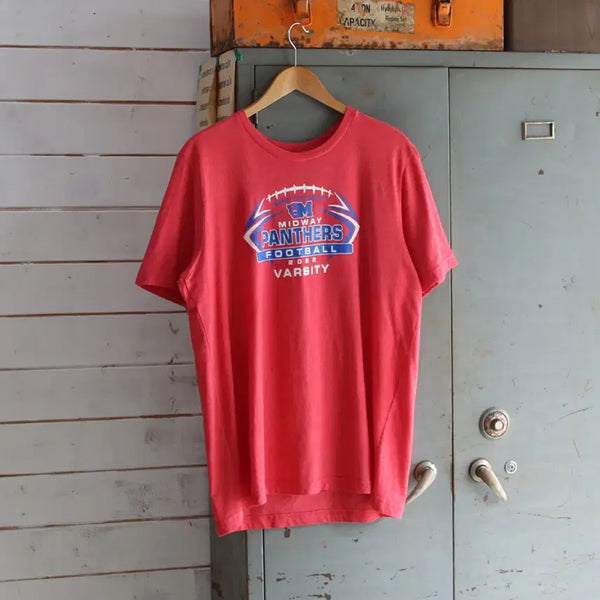 [BUNJANG] CANVAS Printing Short-Sleeve T-Shirt (Men's XL, fits 100-103) / (착용컷) CANVAS 프린팅 반팔 티셔츠 (남성용 100-103)