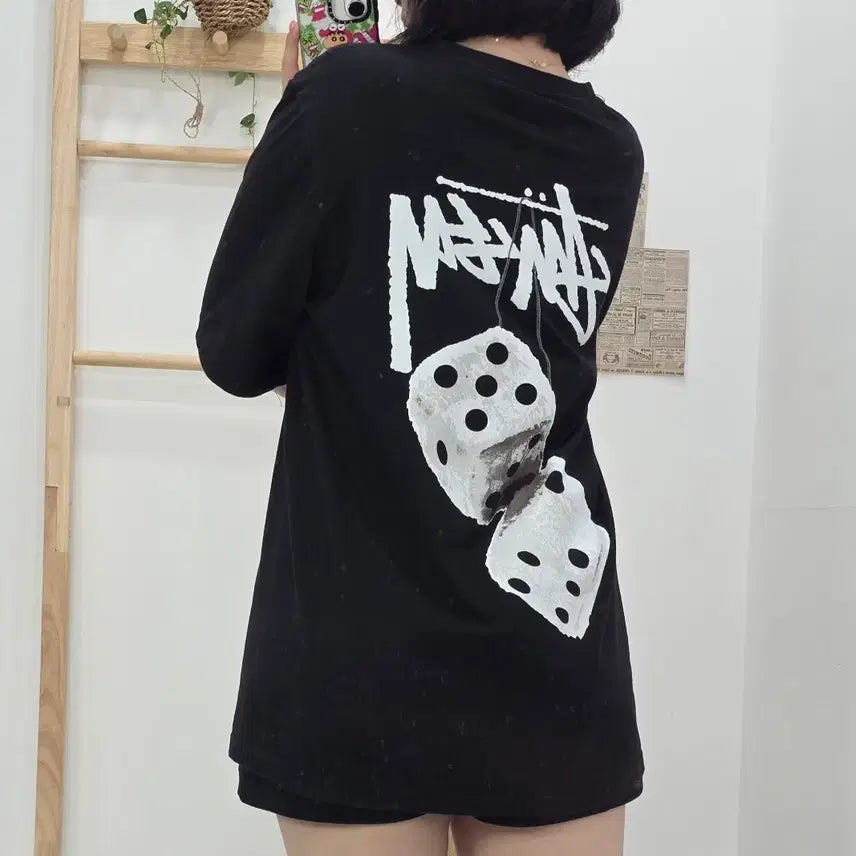 [BUNJANG] Stussy Dice Back Print T-Shirt Black XL / [프립]XL/스투시 주사위 백프린팅 반팔티 블랙
