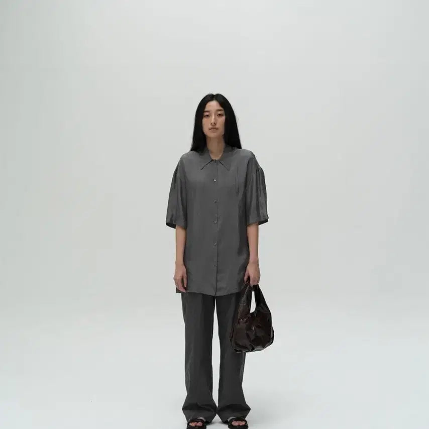 [BUNJANG] Amomento Rayon Shirt / 아모멘토 레이온셔츠
