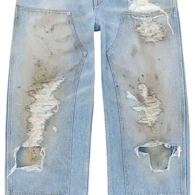 [BUNJANG] Maison Margiela Double Knee Denim Jeans Size 32 / 마르지엘라 더블니 데님 32사이즈