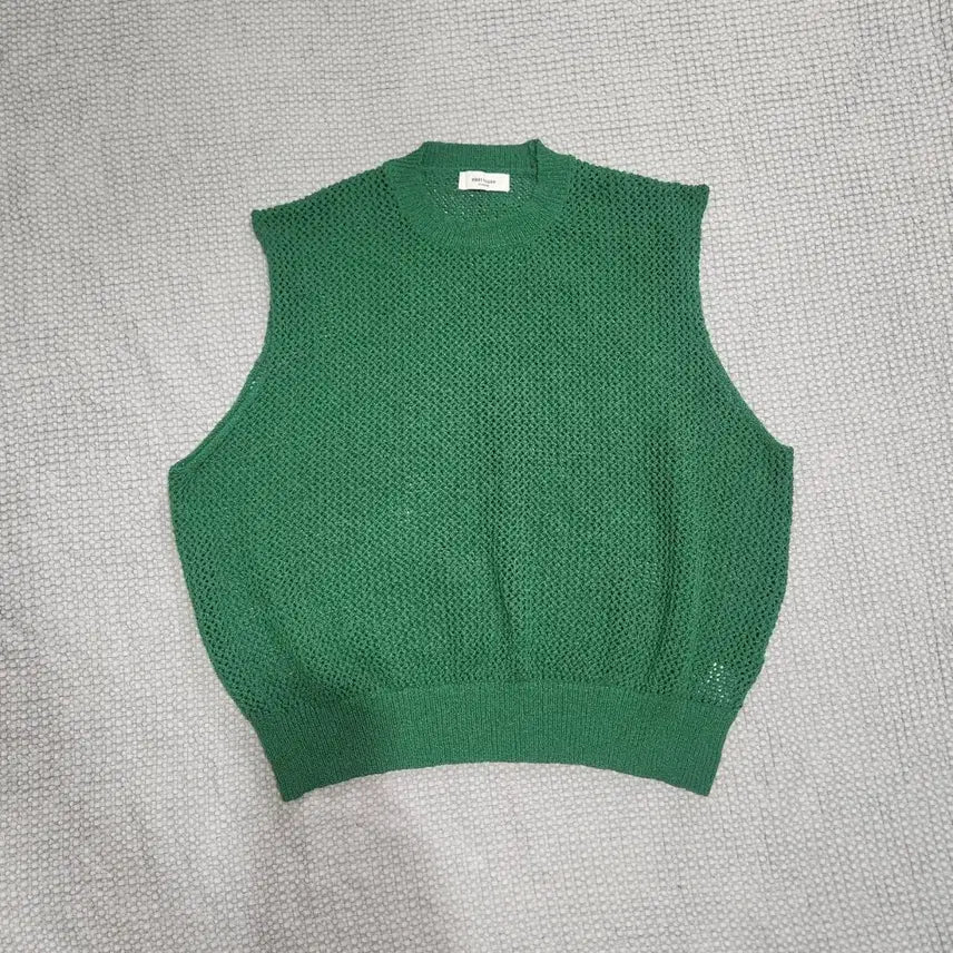 [BUNJANG] Kurojet Summer Knit Vest New Arrival / 쿠로젯 썸머 니트 조끼 새상품