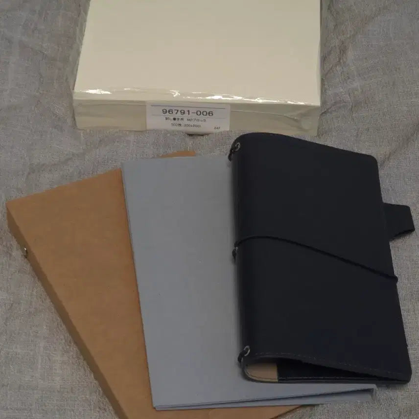 [BUNJANG] Midori MD Paper Paper Block + Tonland Notebook Binder / 미도리노트 md페이퍼 종이블록+톤랜드 트노 바인더