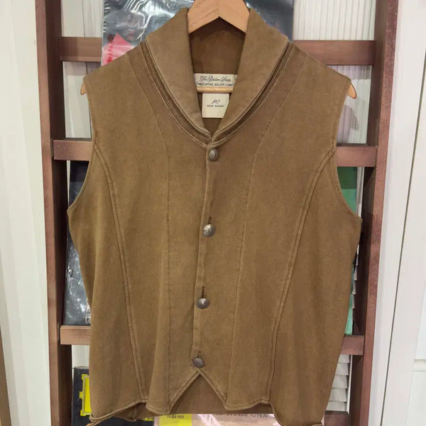 [BUNJANG] Remi Relief Thunderbird Shawl Collar Vest / 레미 릴리프 썬더버드 숄카라 베스트 조끼
