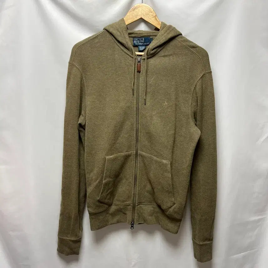[BUNJANG] Polo Ralph Lauren Khaki Hooded Zip-Up Jacket Size S / [정품/S] 폴로 랄프로렌 카키 후드집업