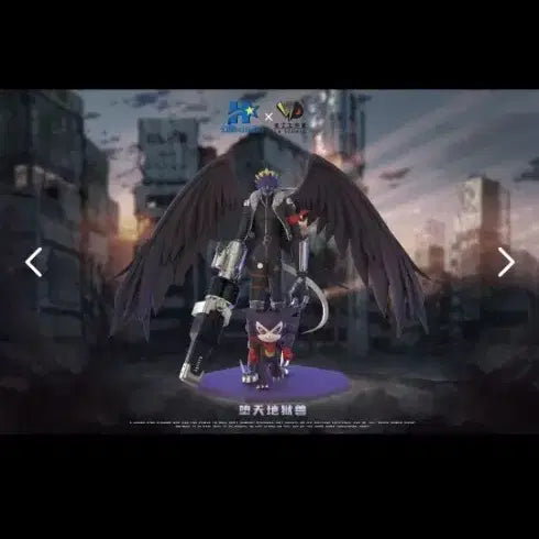 [BUNJANG] Digimon Beelzemon & Impmon Resin Figure / LD 베르제브몬&임프몬 레진피규어
