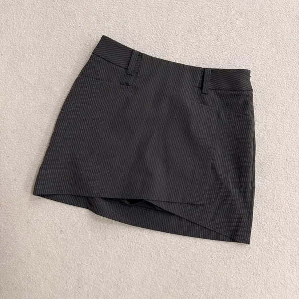 [BUNJANG] Titleist Stripe Mini Skirt / 61 타이틀리스트 스트라이프 미니스커트 0706T1