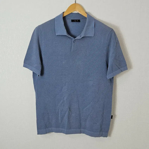 [BUNJANG] DAKS Nylon Knit Polo T-Shirt Size 100 / 닥스 DAKS 신형 니트폴로 반팔 카라티 나일론 피케티 기능성 100