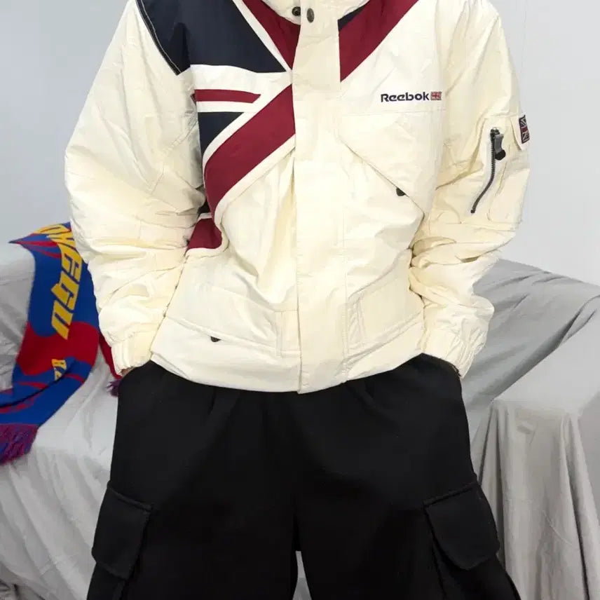[BUNJANG] Reebok 00s Union Jack Ski Jumper L / 리복 00s 유니언잭 스키 점퍼 L