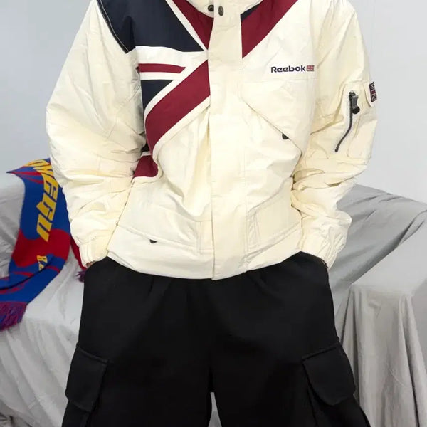 [BUNJANG] Reebok 00s Union Jack Ski Jumper L / 리복 00s 유니언잭 스키 점퍼 L