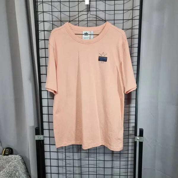 [BUNJANG] Adidas R.Y.V. Abstract Short Sleeve T-Shirt Pink L / 아디다스 반팔 티셔츠 R.Y.V 앱스트렉트 반팔티 핑크 100 L