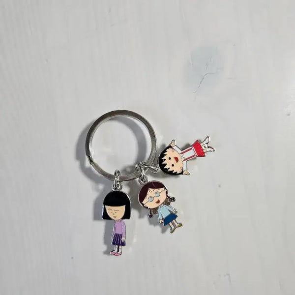 [BUNJANG] Chibi Maruko-chan Metal Keyring / 마루코는 아홉살 메탈 키링