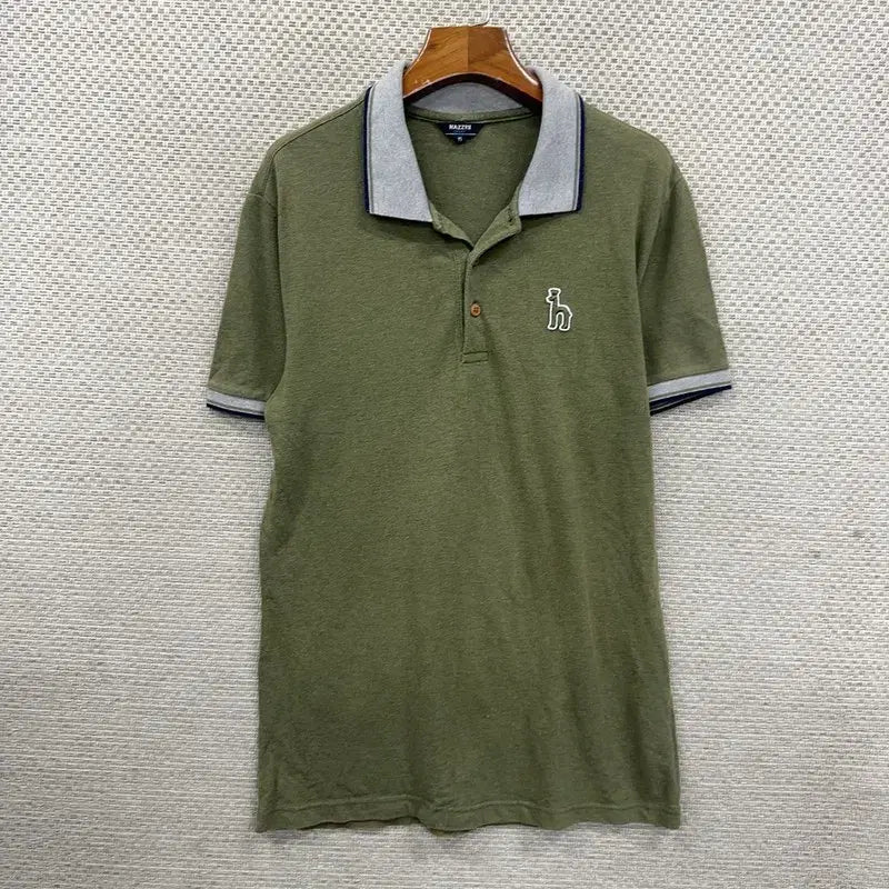 [BUNJANG] Hazzys Men's Short Sleeve Polo Shirt Size M (95) / 헤지스 반팔카라티 95(M) D07583