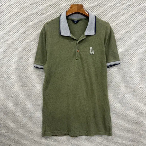 [BUNJANG] Hazzys Men's Short Sleeve Polo Shirt Size M (95) / 헤지스 반팔카라티 95(M) D07583