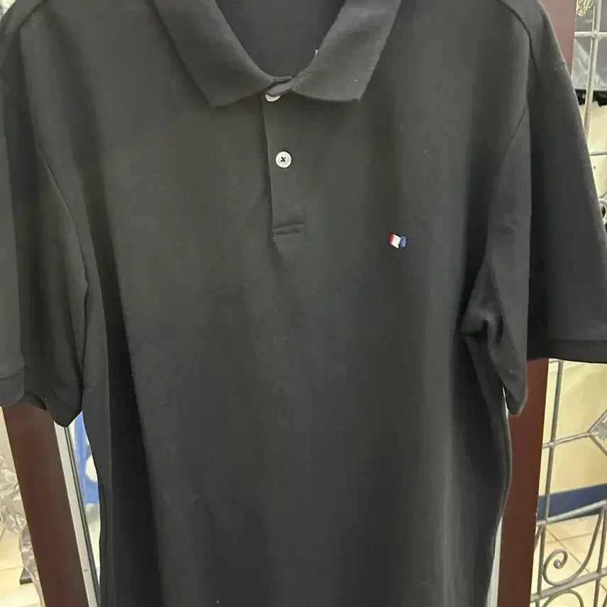 [BUNJANG] Cartier Blanche Black Polo Shirt / 까르뜨블랑쉬 카라티 블랙