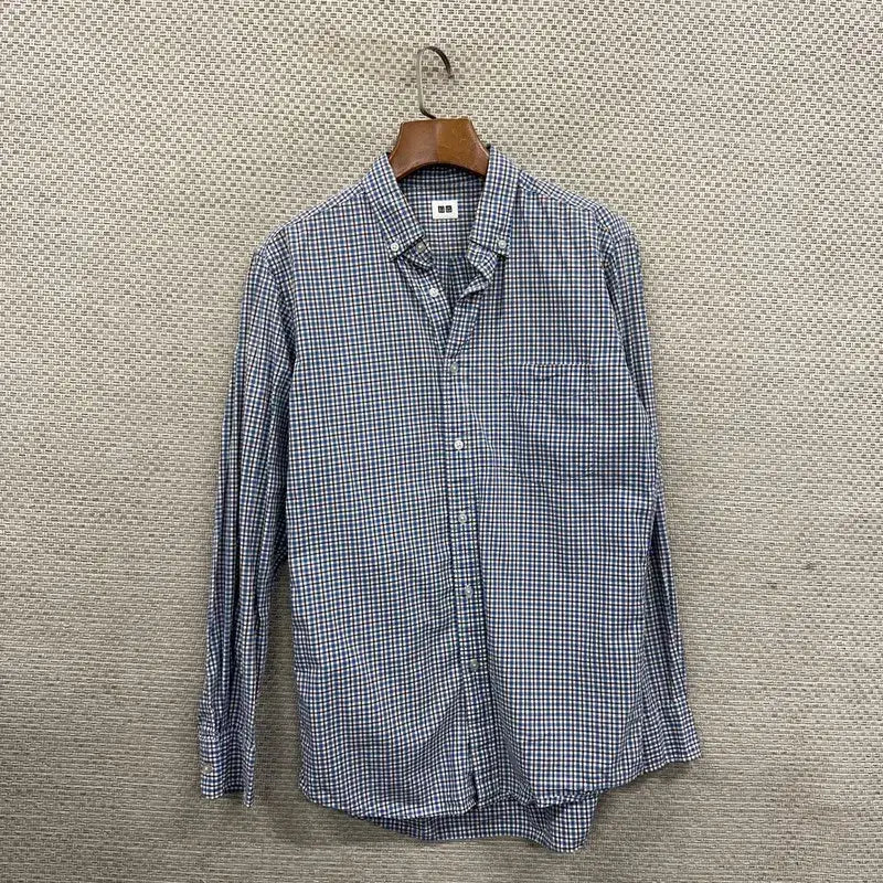 [BUNJANG] Uniqlo Checkered Shirt M / 유니클로 체크 셔츠 M D07728