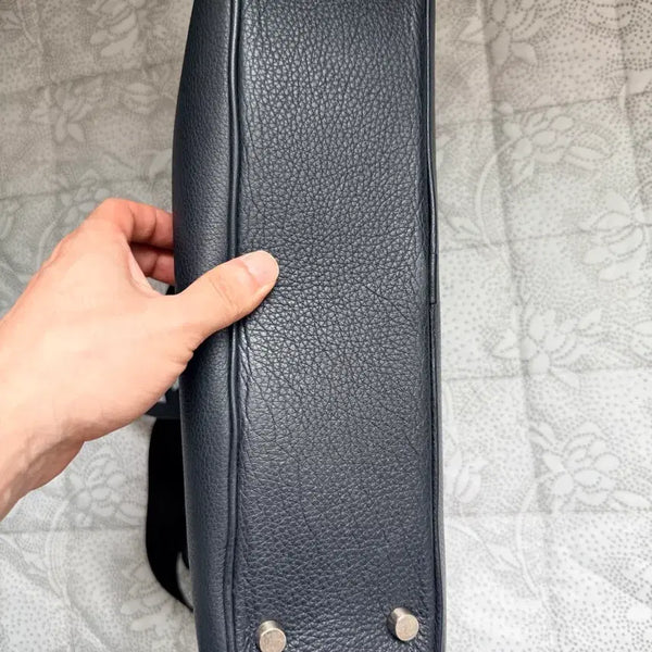 [BUNJANG] Men's Handmade Italian Leather Briefcase / 남성용 이탈리아 소가죽 핸드메이드 브리프케이스 (수공 제작)