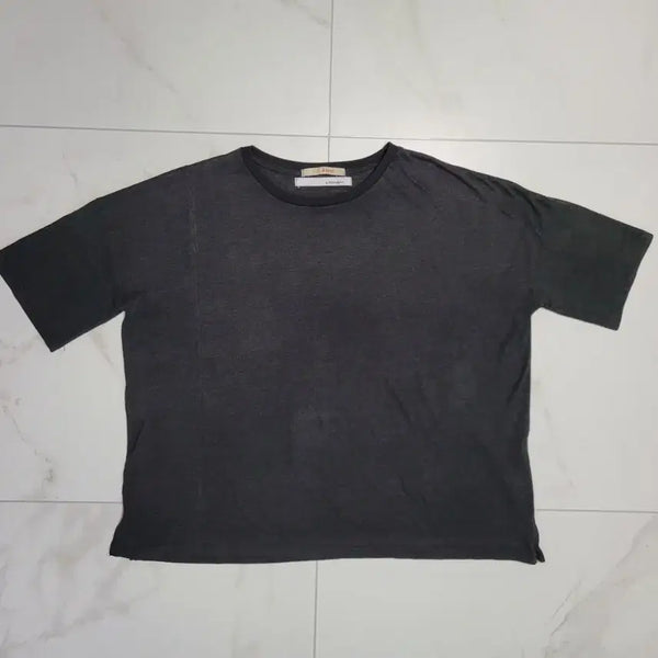 [BUNJANG] A.MONDS Oversized Short-Sleeve T-Shirt Charcoal / A.MONDS 오버핏 반팔티 (Free) 진한차콜
