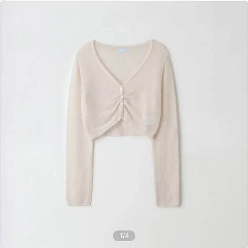 [BUNJANG] Berni Blossom Bolero Cardigan Pink / 베르니 블라썸 볼레로 가디건 핑크