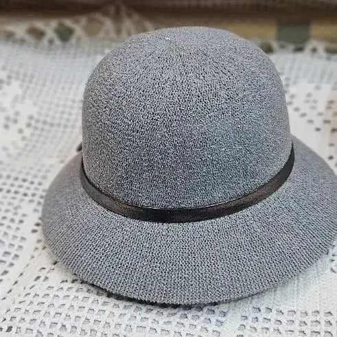 [BUNJANG] Fedora Bucket Hat - Grey / 페도라 벙거지 모자 그레이