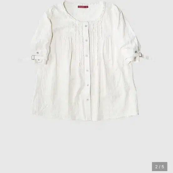 [BUNJANG] Innyang Inharmony Momo Blouse Ivory / 인앤양인하모니 모모 블라우스 아이보리