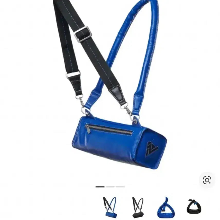 [BUNJANG] Zara x ADER Error Leather Shoulder Bag Blue / 자라 아더에러 레더숄더백 블루