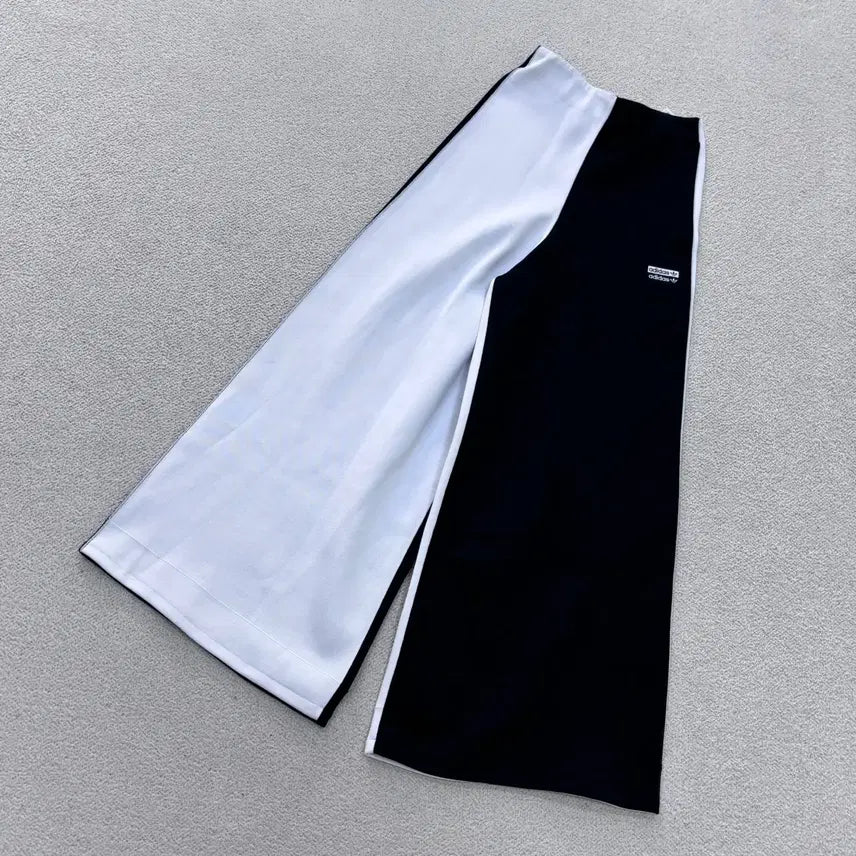 [BUNJANG] Adidas Women's Color-Blocked Wide Pants / S 아디다스 여성 배색 와이드 팬츠 0626E2