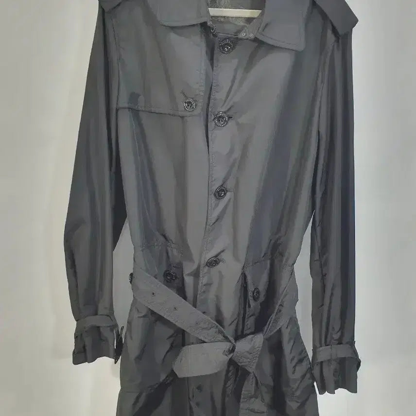 [BUNJANG] Burberry Nylon Trench Coat Windbreaker Jacket Black Men's M / 버버리 트렌치코트 바람막이 나일론 자켓 블랙 남성 M