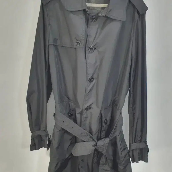 [BUNJANG] Burberry Nylon Trench Coat Windbreaker Jacket Black Men's M / 버버리 트렌치코트 바람막이 나일론 자켓 블랙 남성 M
