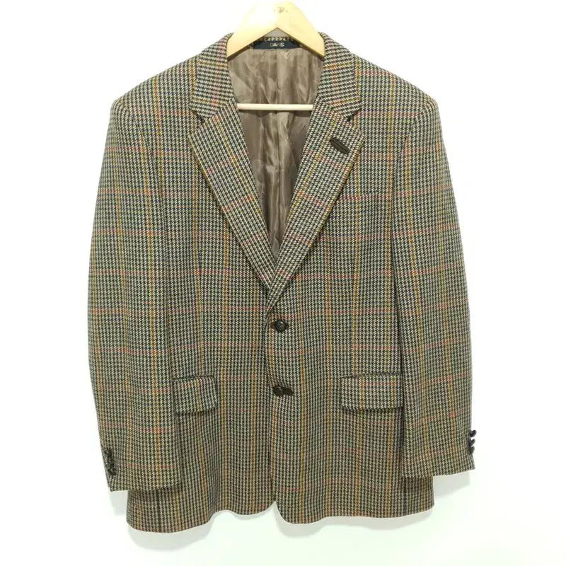 [BUNJANG] Daks Check Wool Cashmere Jacket / 닥스 체크 울 캐시미어 자켓 103_W0751