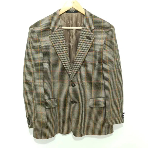 [BUNJANG] Daks Check Wool Cashmere Jacket / 닥스 체크 울 캐시미어 자켓 103_W0751