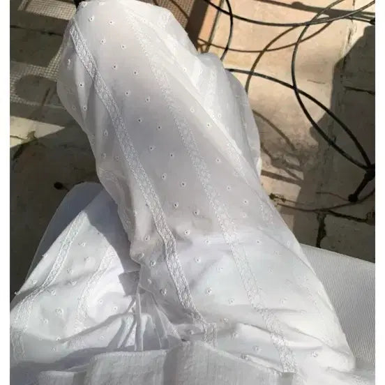 [BUNJANG] Leeds Palm Lace Banding Pants / leeds 리즈 palm 레이스 밴딩팬츠 택0