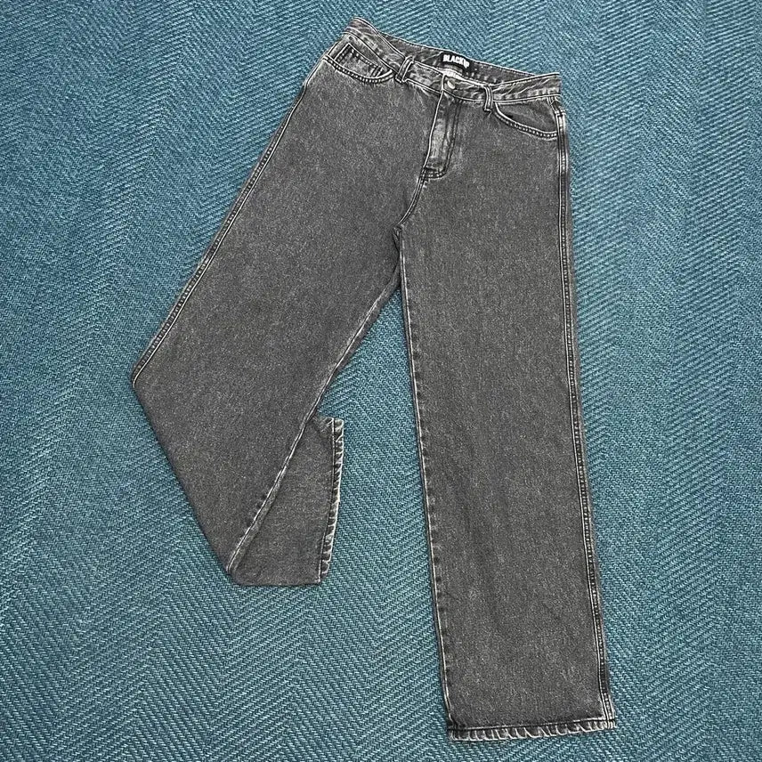 [BUNJANG] Blackup Denim Pants Women's L / [여성L] 블랙업 데님 팬츠 만원샵