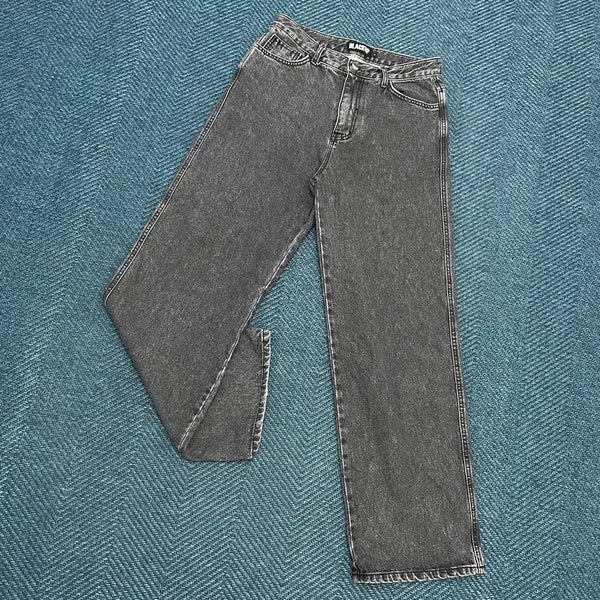 [BUNJANG] Blackup Denim Pants Women's L / [여성L] 블랙업 데님 팬츠 만원샵