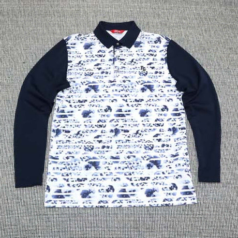 [BUNJANG] Phantom Long-Sleeve Polo Shirt Size 95 / 펜텀 긴팔 카라티 95