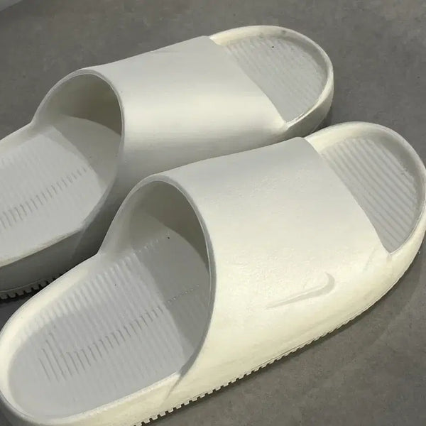 [BUNJANG] Nike Calm Slide Sandals White / 나이키 캄 슬라이드 슬리퍼 235-240