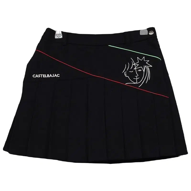 [BUNJANG] Castelbajac Black Golf Skirt Size 64 / 까스텔바작 블랙 골프 스커트 64