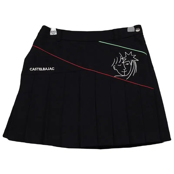 [BUNJANG] Castelbajac Black Golf Skirt Size 64 / 까스텔바작 블랙 골프 스커트 64