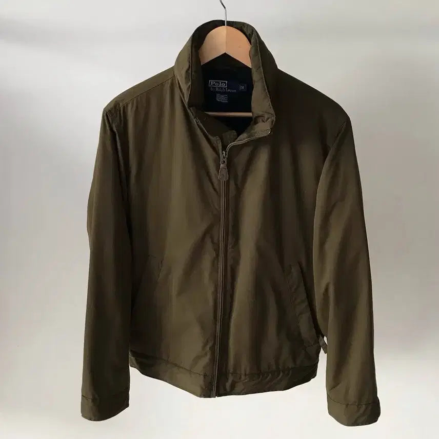 [BUNJANG] Polo Khaki Berryfield Bomber Jacket / 폴로 카키 베리필드 봄버 자켓