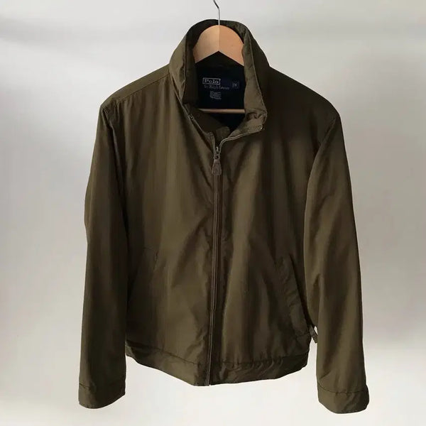 [BUNJANG] Polo Khaki Berryfield Bomber Jacket / 폴로 카키 베리필드 봄버 자켓