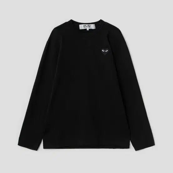 [BUNJANG] Comme des Garçons PLAY Long Sleeve Black T-Shirt / 꼼데가르송 플레이 롱슬리브 블랙