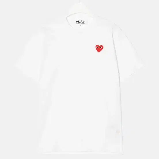 [BUNJANG] Comme des Garçons PLAY White T-Shirt / 꼼데가르송 플레이 반팔티 화이트
