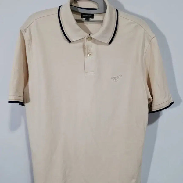 [BUNJANG] Henry Cotton Beige Polo Shirt (Size 95) / 헨리코튼 베이지 카라티 95