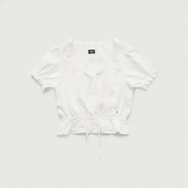 [BUNJANG] The Barnet Sud Pleated Blouse White / 더바넷 sud pleatib blouse 블라우스 화이트