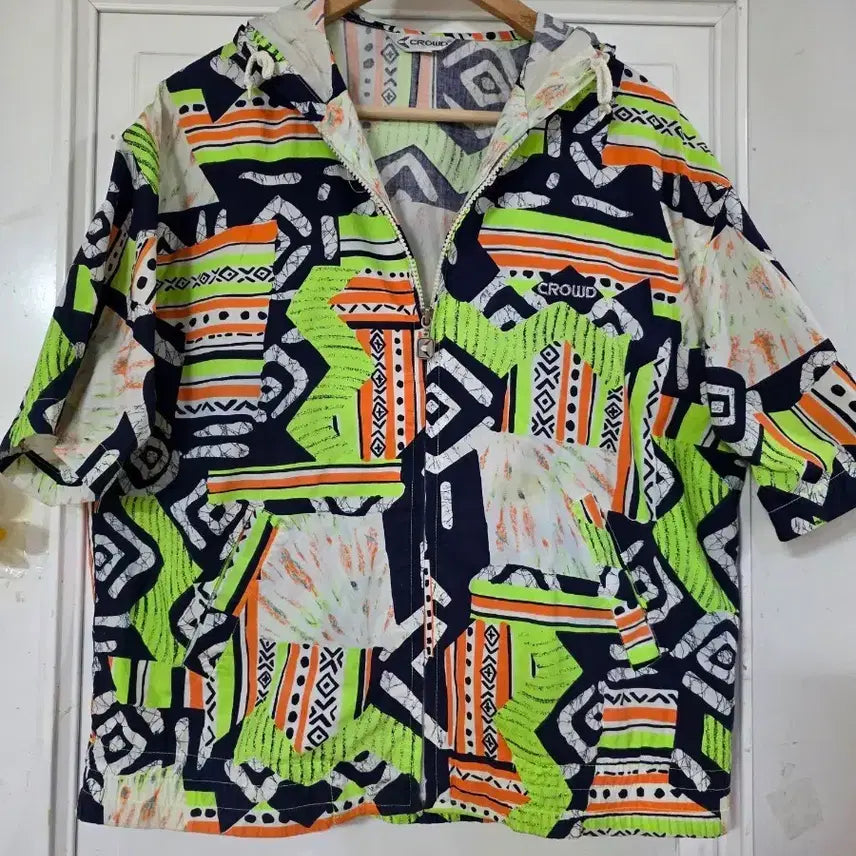 [BUNJANG] Cotton Hooded Zipper Jacket / 여름 시원한 고급스러운 디자인이쁜  면 후드 지퍼자켓.
