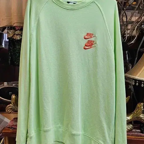 [BUNJANG] Nike Lime Sweatshirt / 나이키 맨투맨 라임