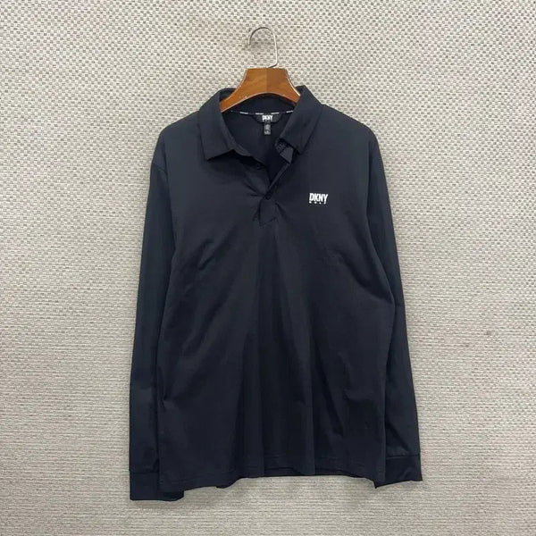 [BUNJANG] DKNY Golf Long-Sleeve Collared T-Shirt - Size M / 도나카란뉴욕 DKNY 골프 긴팔카라티 M D07681