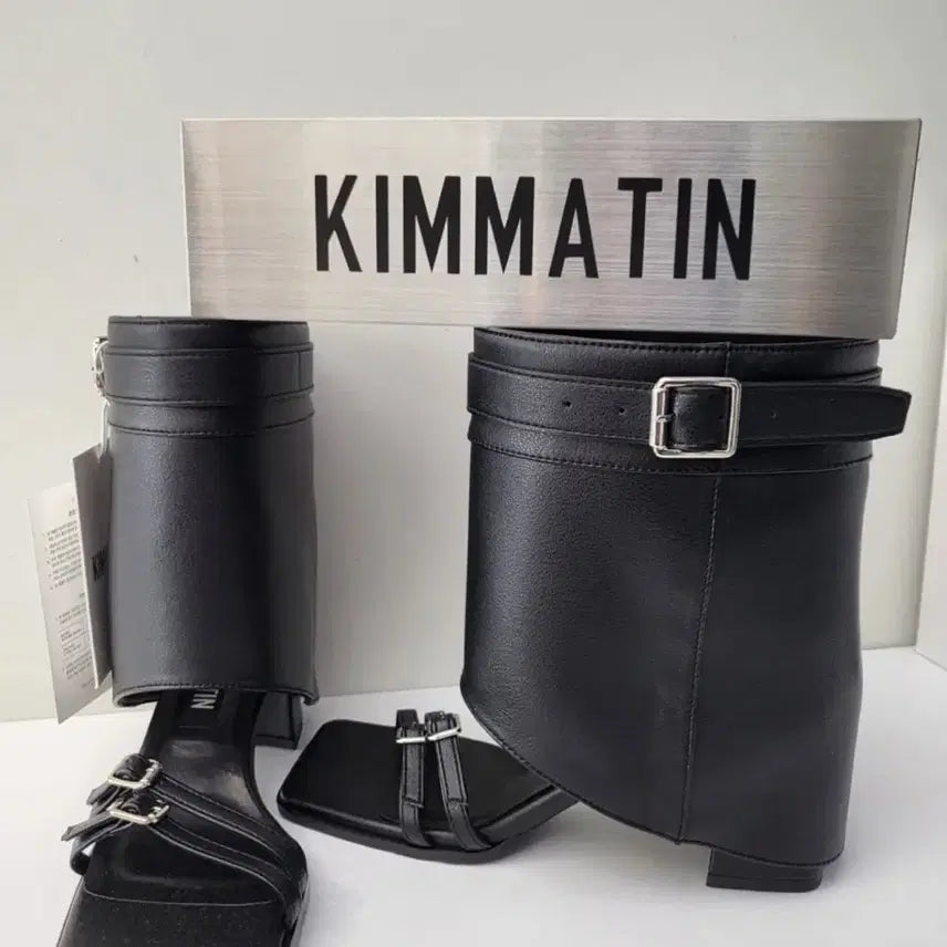 [BUNJANG] KIMMATIN Layered Sandal Ankle Boots / 킴마틴 샌들 앵클부츠 (240, 미착용) 정가38.8만