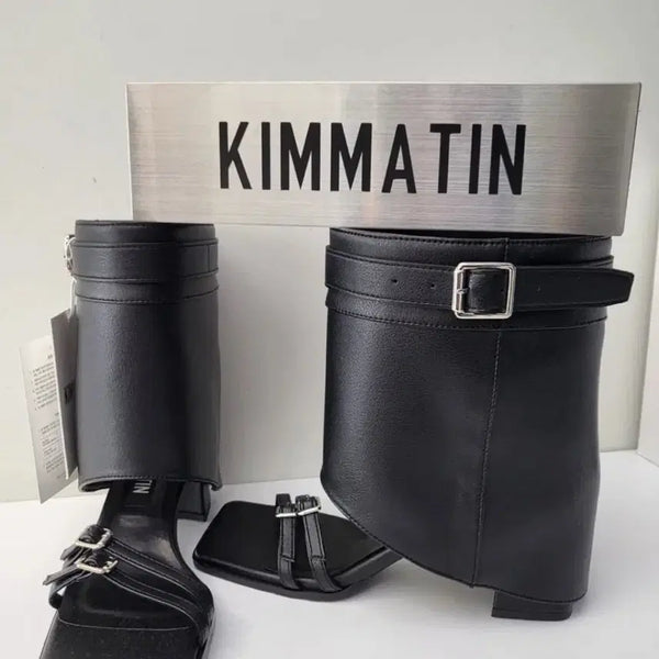 [BUNJANG] KIMMATIN Layered Sandal Ankle Boots / 킴마틴 샌들 앵클부츠 (240, 미착용) 정가38.8만
