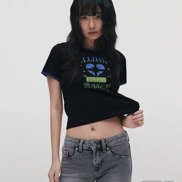 [BUNJANG] Tilden Half-Sleeve Cropped T-Shirt / 새제품 틸던 반팔 크롭티