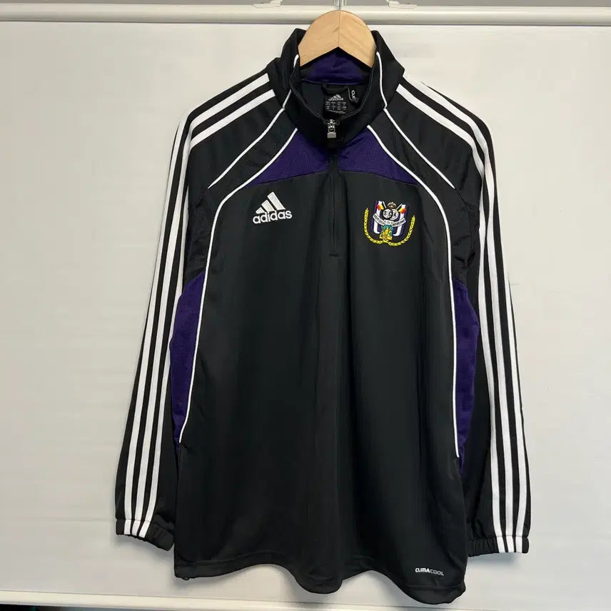 [BUNJANG] Adidas Anderlecht Training Tricolor Half-Zip Drill Top 2XL / [정품/2XL] 아디다스 안더헤흐트 트레이닝 삼선 반집업 드릴탑